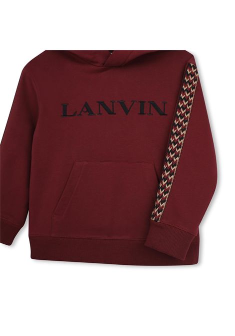 Felpa con cappuccio LANVIN KIDS | N30423955